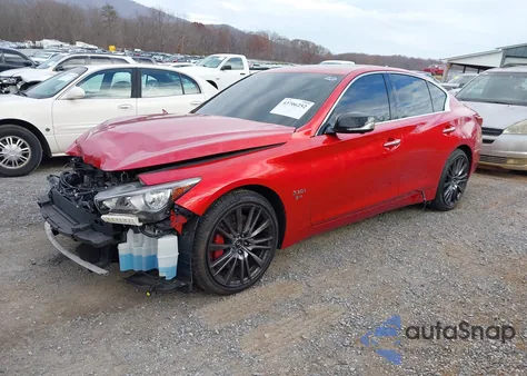 2020 Infiniti Q50 Red Sport 400 Awd z USA, uszkodzony, nr VIN JN1FV7AR1LM660386